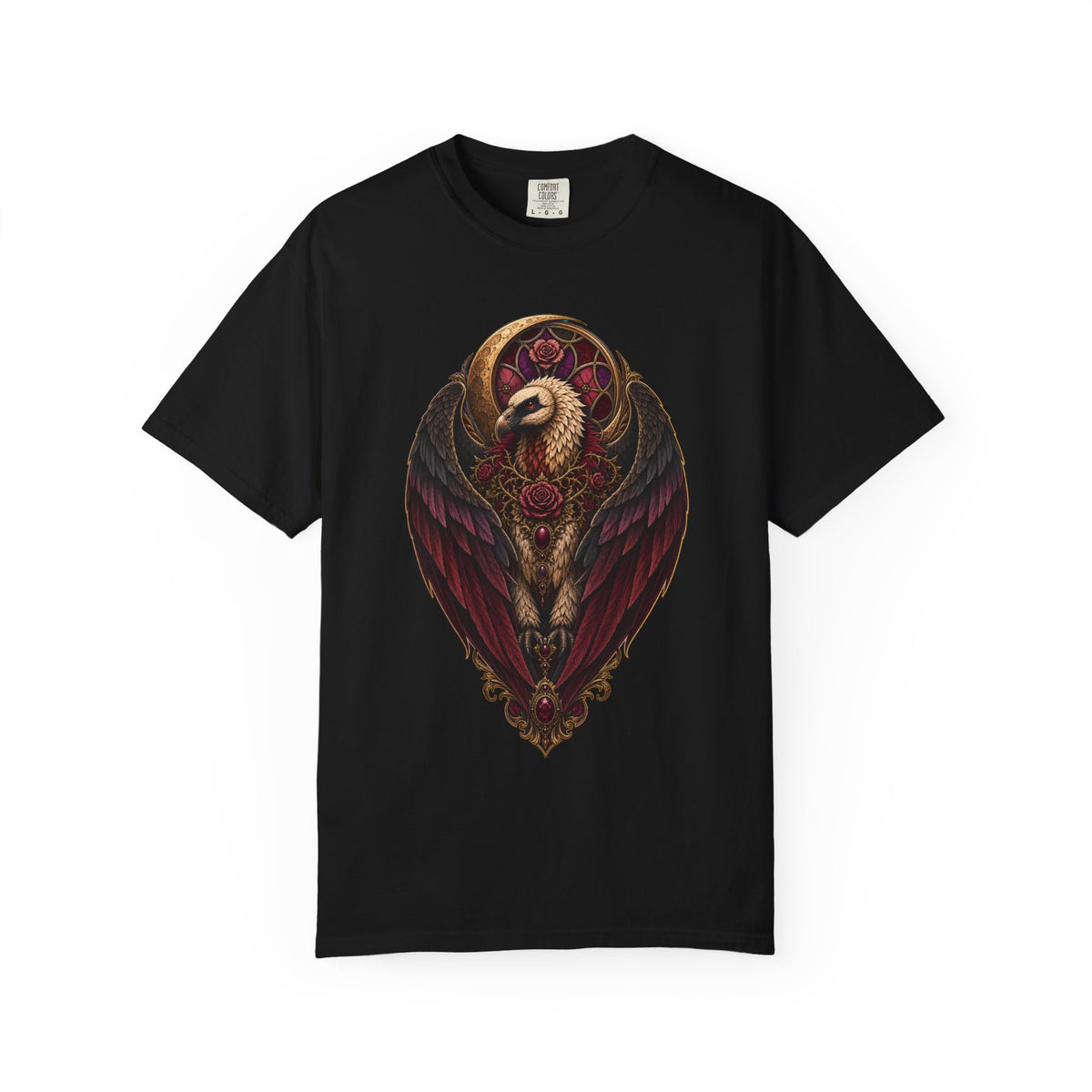 Vamp Romantic Velvet Vulture Graphic Tee
