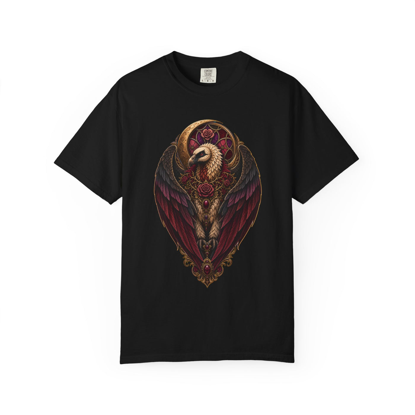 Vamp Romantic Velvet Vulture Graphic Tee