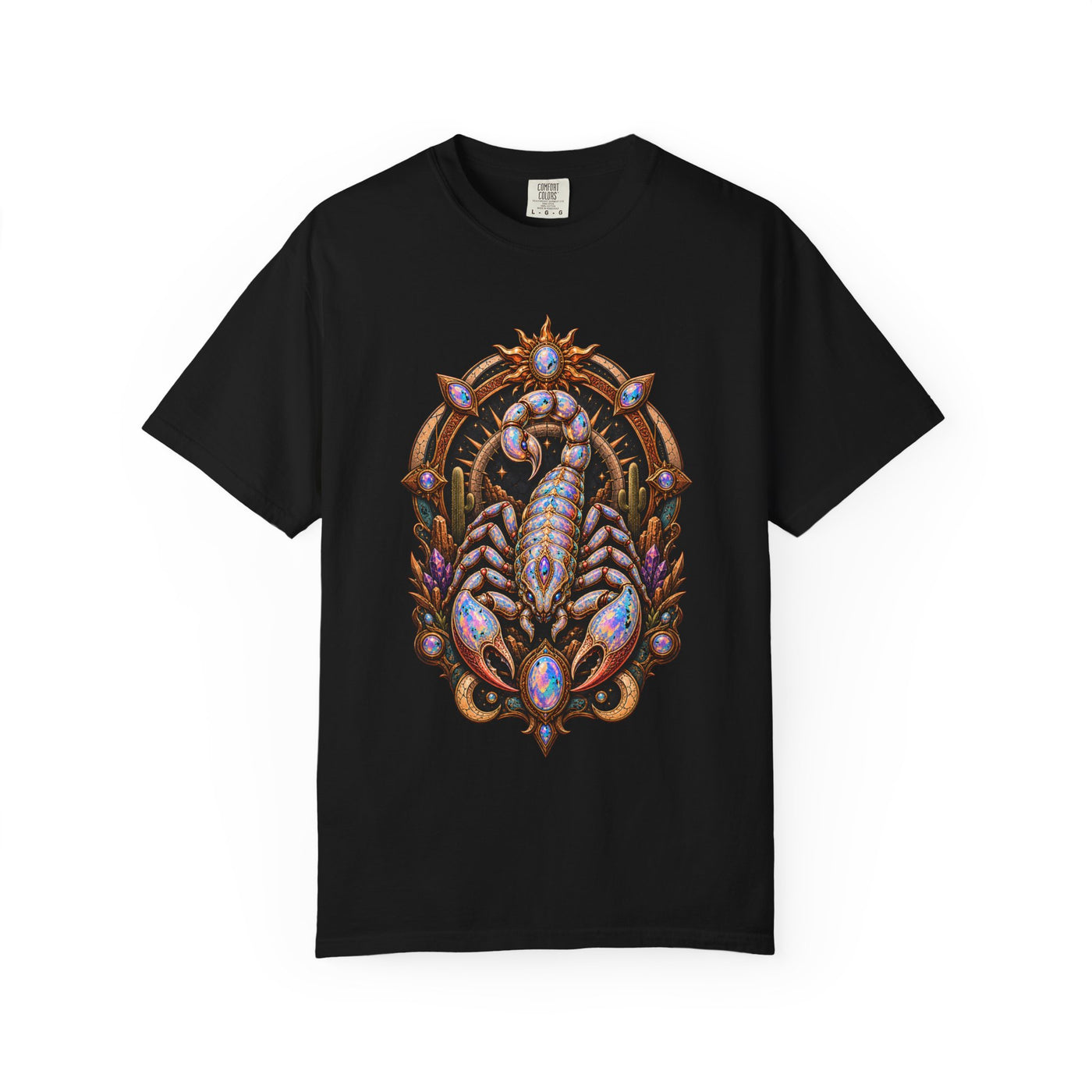 Opal Desert Scorpion Talisman T-Shirt Graphic