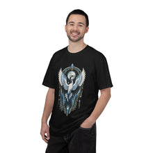 Art Deco Snow Crane Graphic T-Shirt