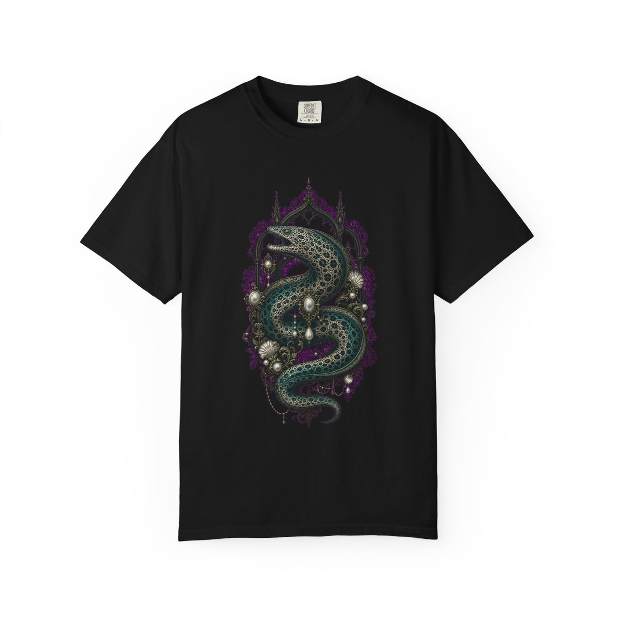 Gothic Lace Moray Eel Graphic Tee