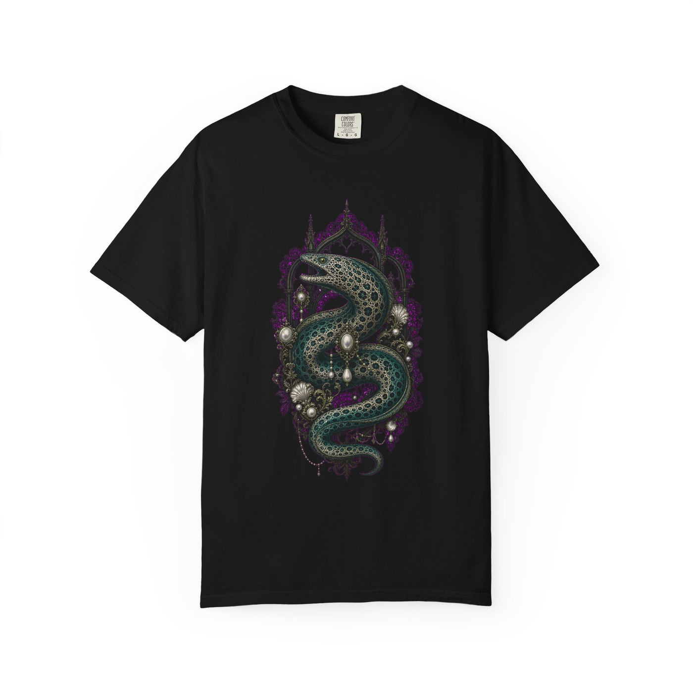 Gothic Lace Moray Eel Graphic Tee
