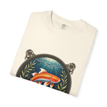 Ornamental Koi Pond Emblem T-Shirt Graphic