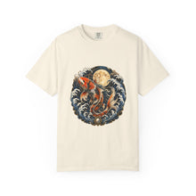Moonlit Koi Wave Guardian T-Shirt Graphic