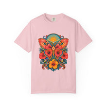 Psychedelic Hibiscus Moth Graphic Tee