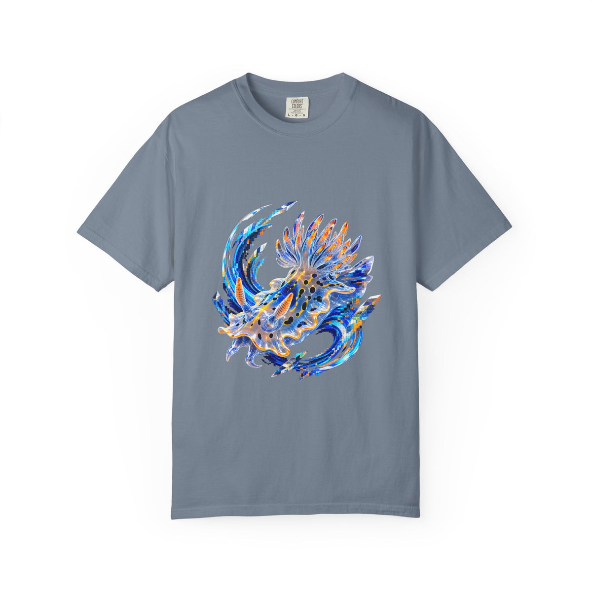 Glitch Glass Nudibranch Graphic Tee