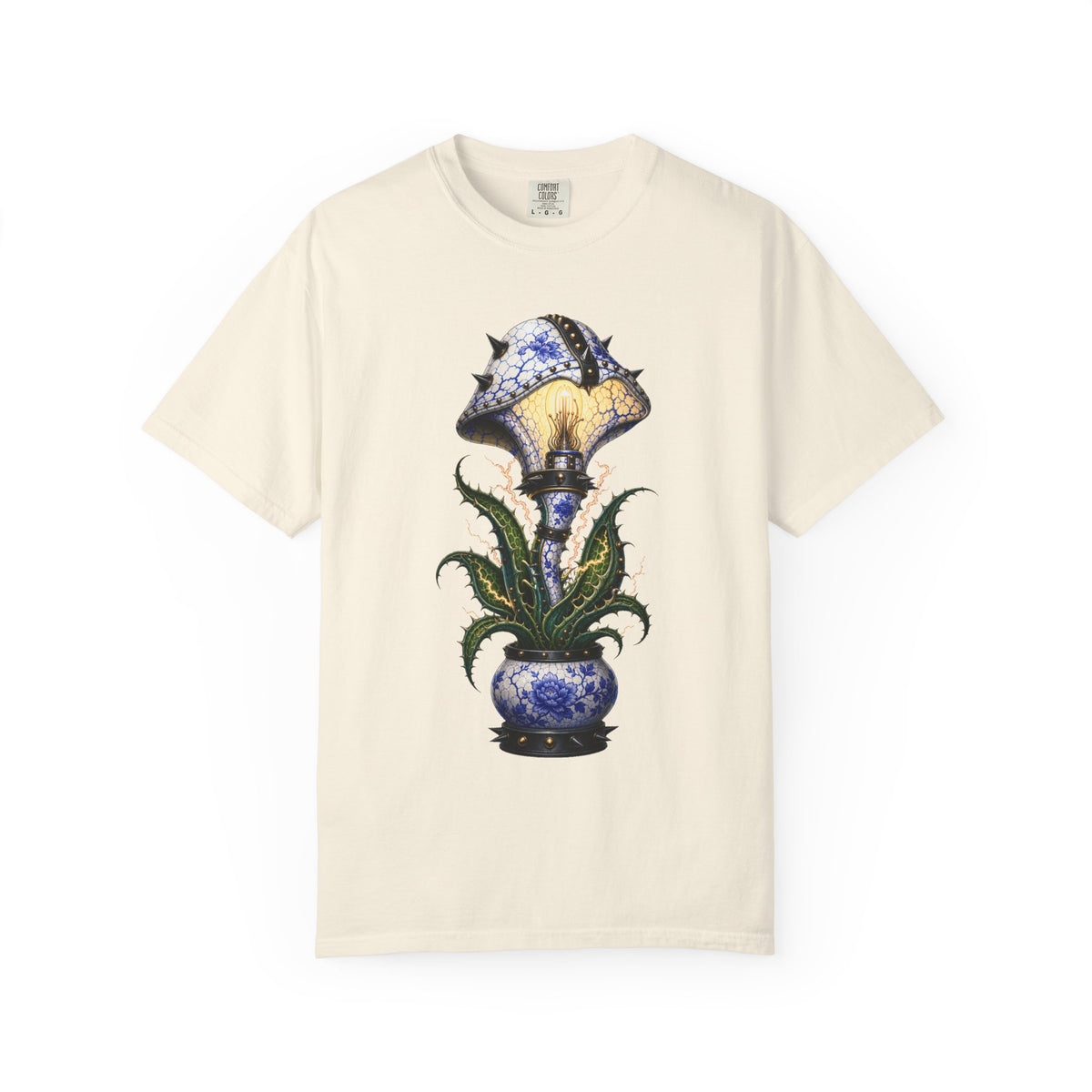 Punk Porcelain Cobra Lily Lamp Graphic Tee