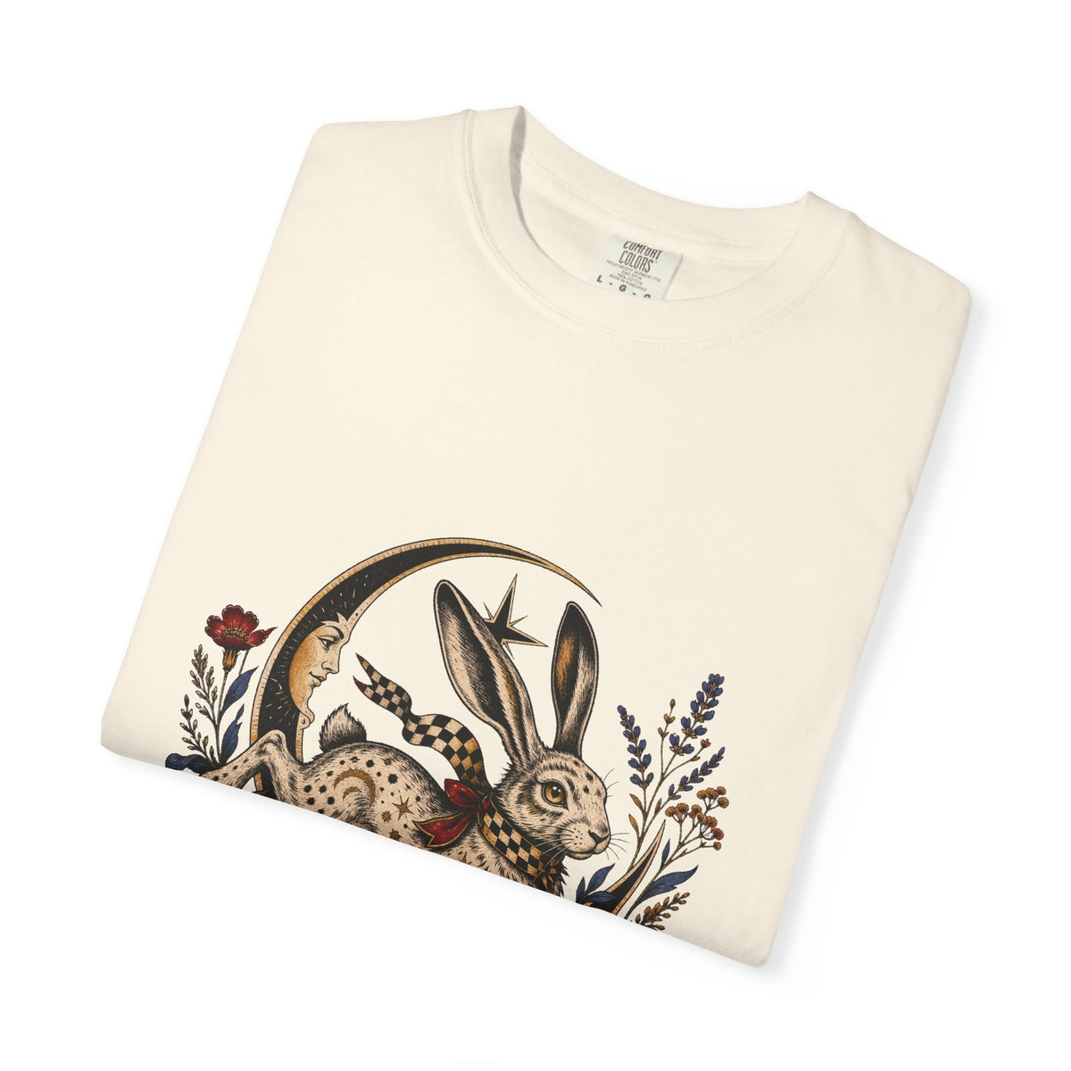 Moon Hare Tattoo Flash Graphic Tee