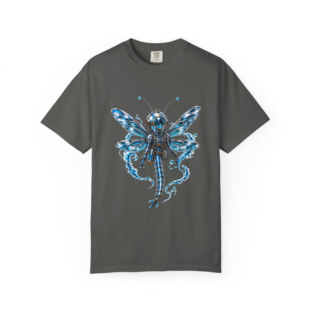 Cerulean Chrome Dragonfly Diver Graphic Tee
