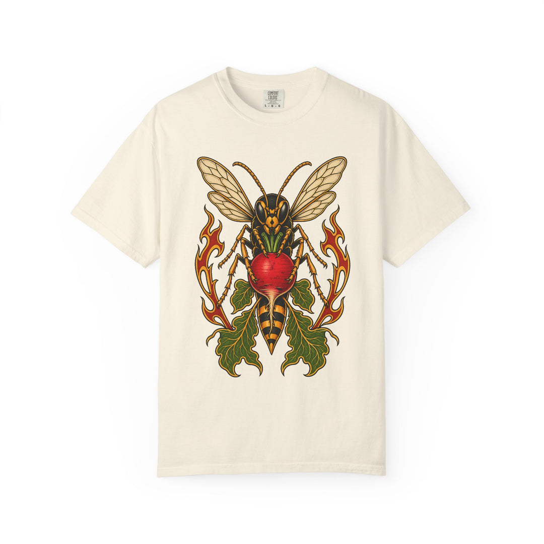 Tattoo Flash Radish Wasp Graphic Tee