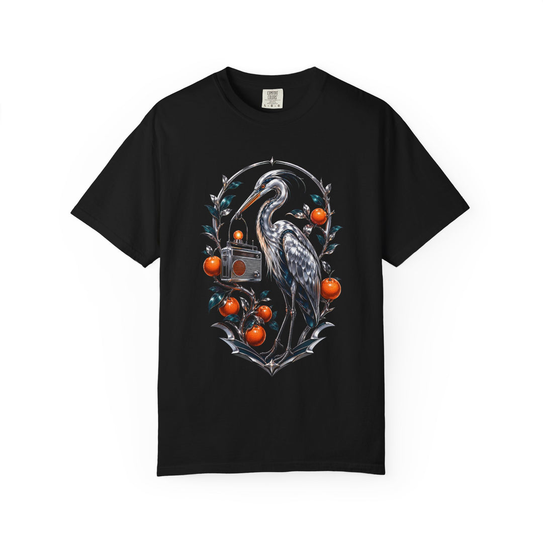 Chrome Orchard Radio Heron T-Shirt Graphic