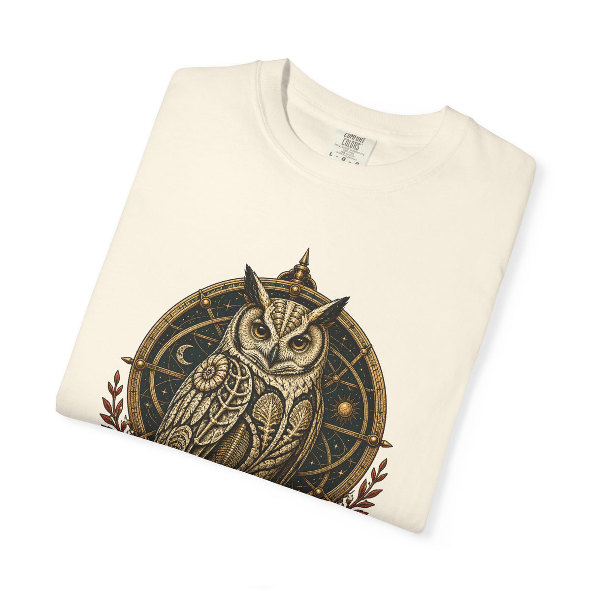 Dark Academia Fossil Owl T-Shirt Graphic