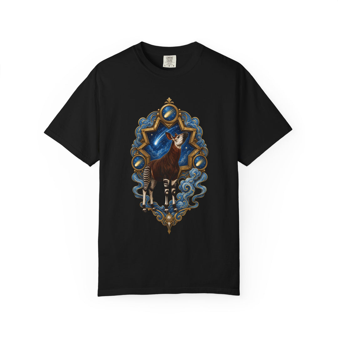 Chocolate Cerulean Okapi Graphic Tee