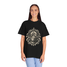 Monochrome Nautical Espresso Compass T-Shirt Graphic