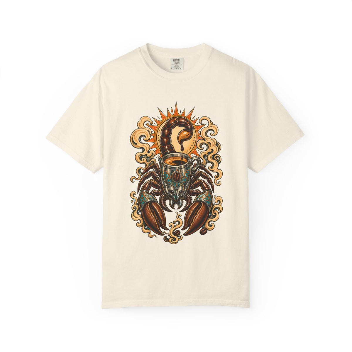 Tattoo Flash Espresso Scorpion T-Shirt Graphic
