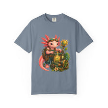 Solarpunk Axolotl Mechanic Graphic Tee