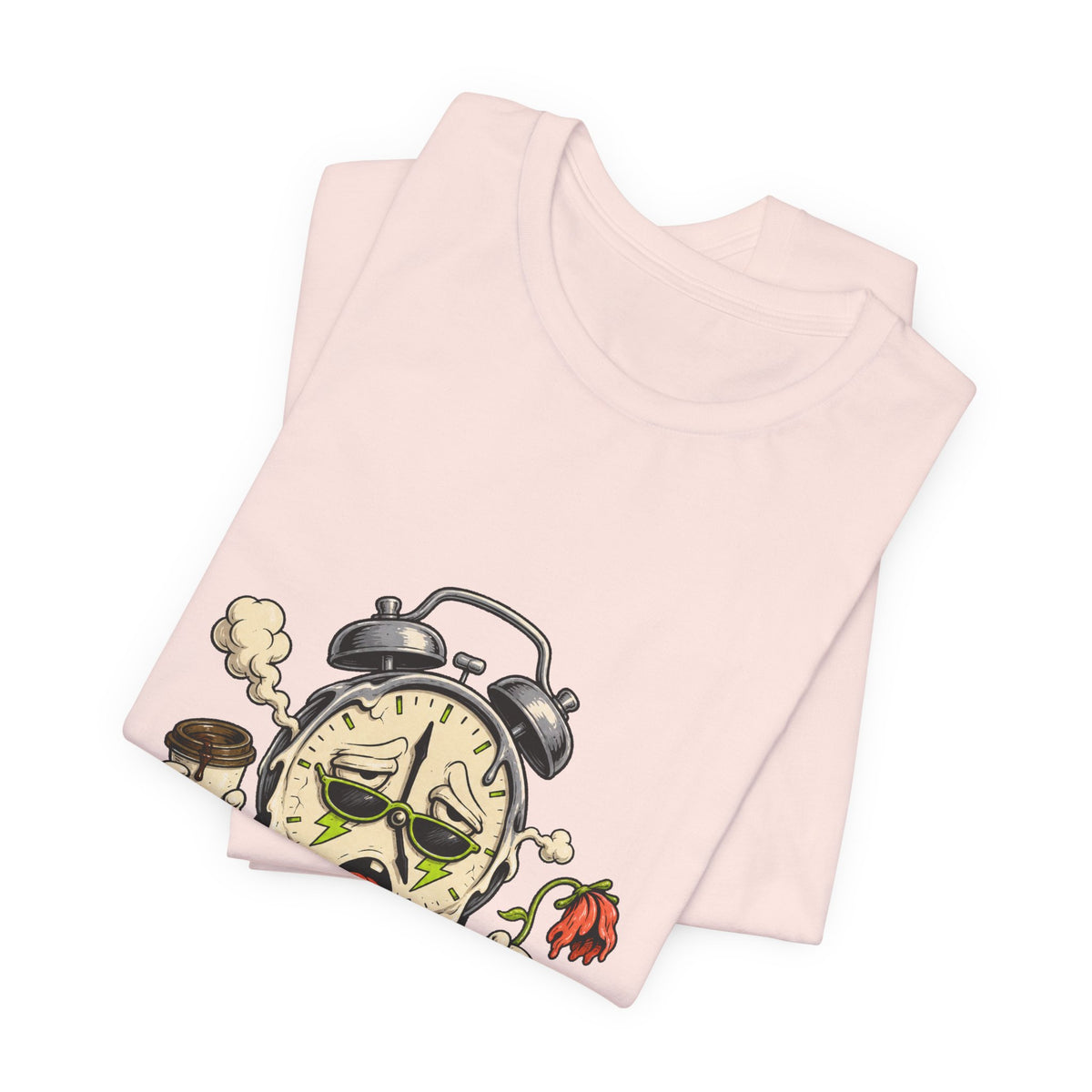 Burnout Clock Mascot T-Shirt Graphic