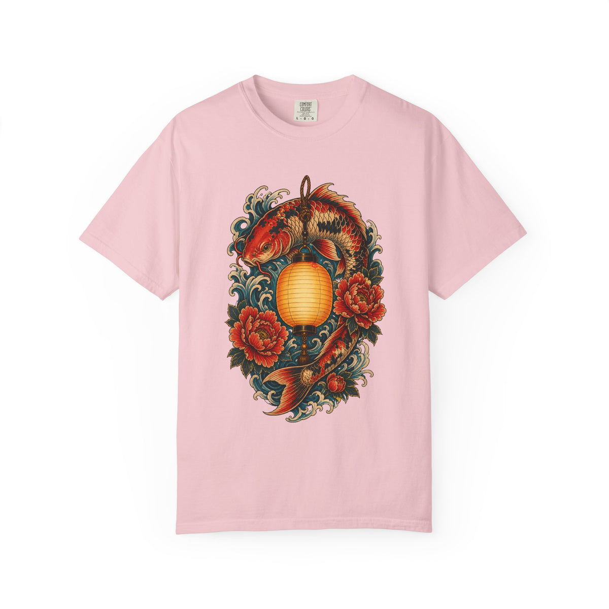 Tattoo Flash Lantern Carp Graphic Tee
