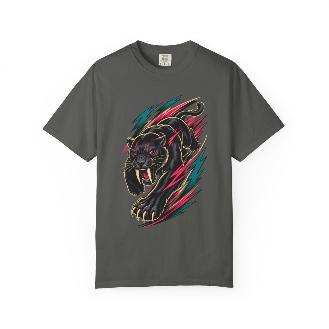 Retro Sport Saber Panther T-Shirt Graphic