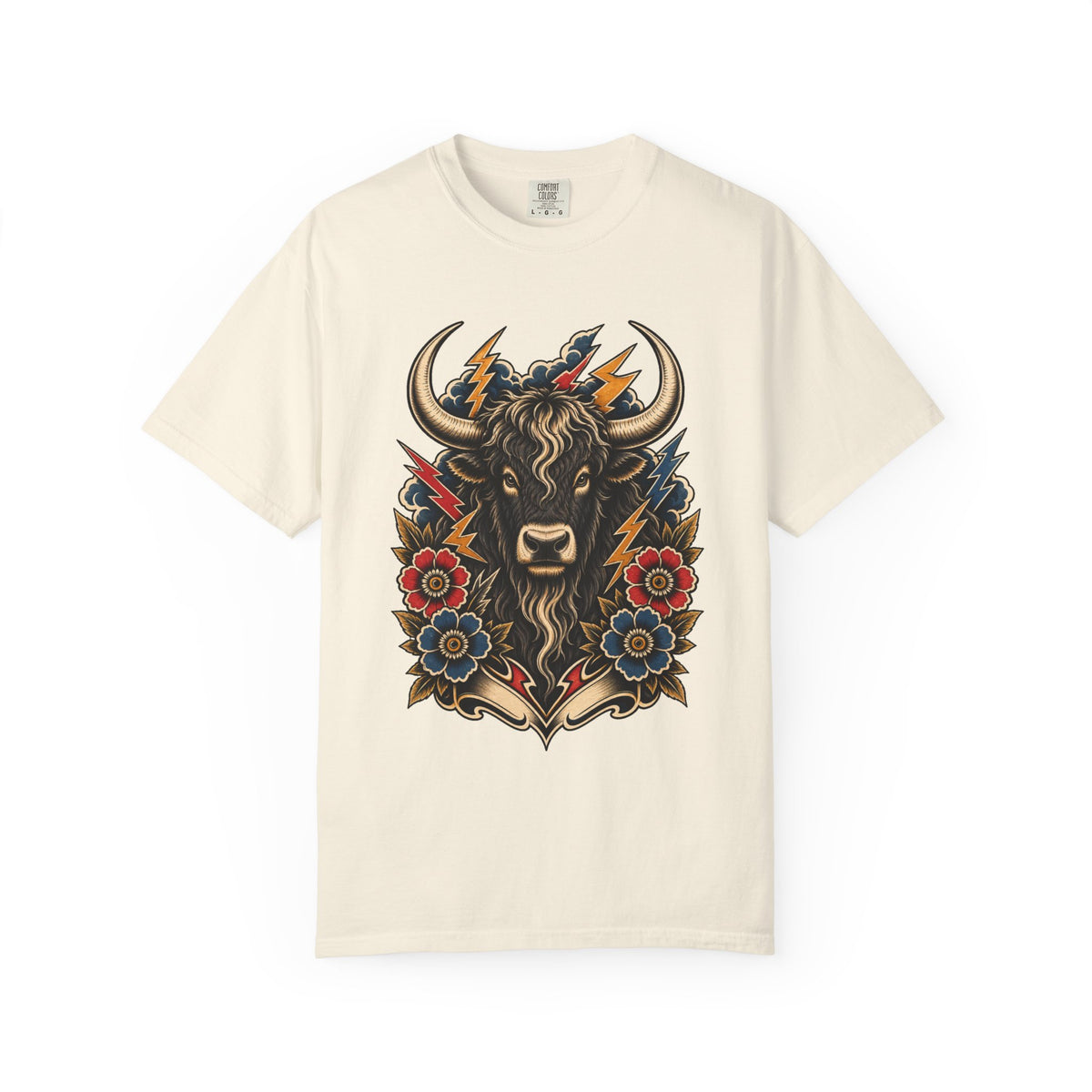Tattoo Flash Thunder Yak Graphic Tee