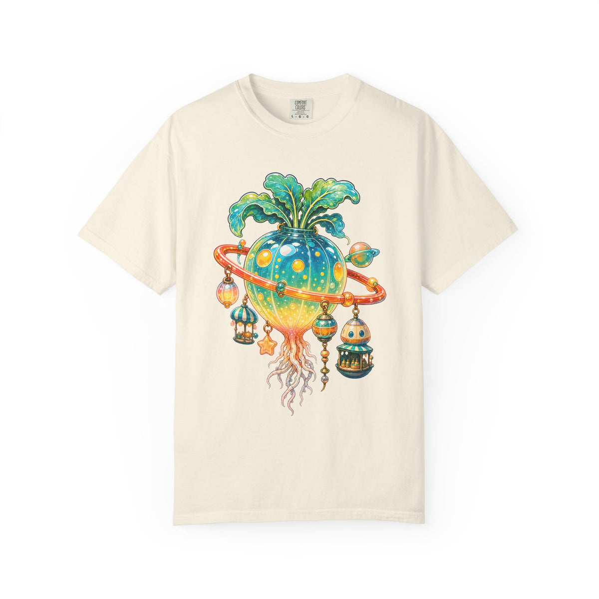 Gummy Space Lantern Radish T-Shirt Graphic