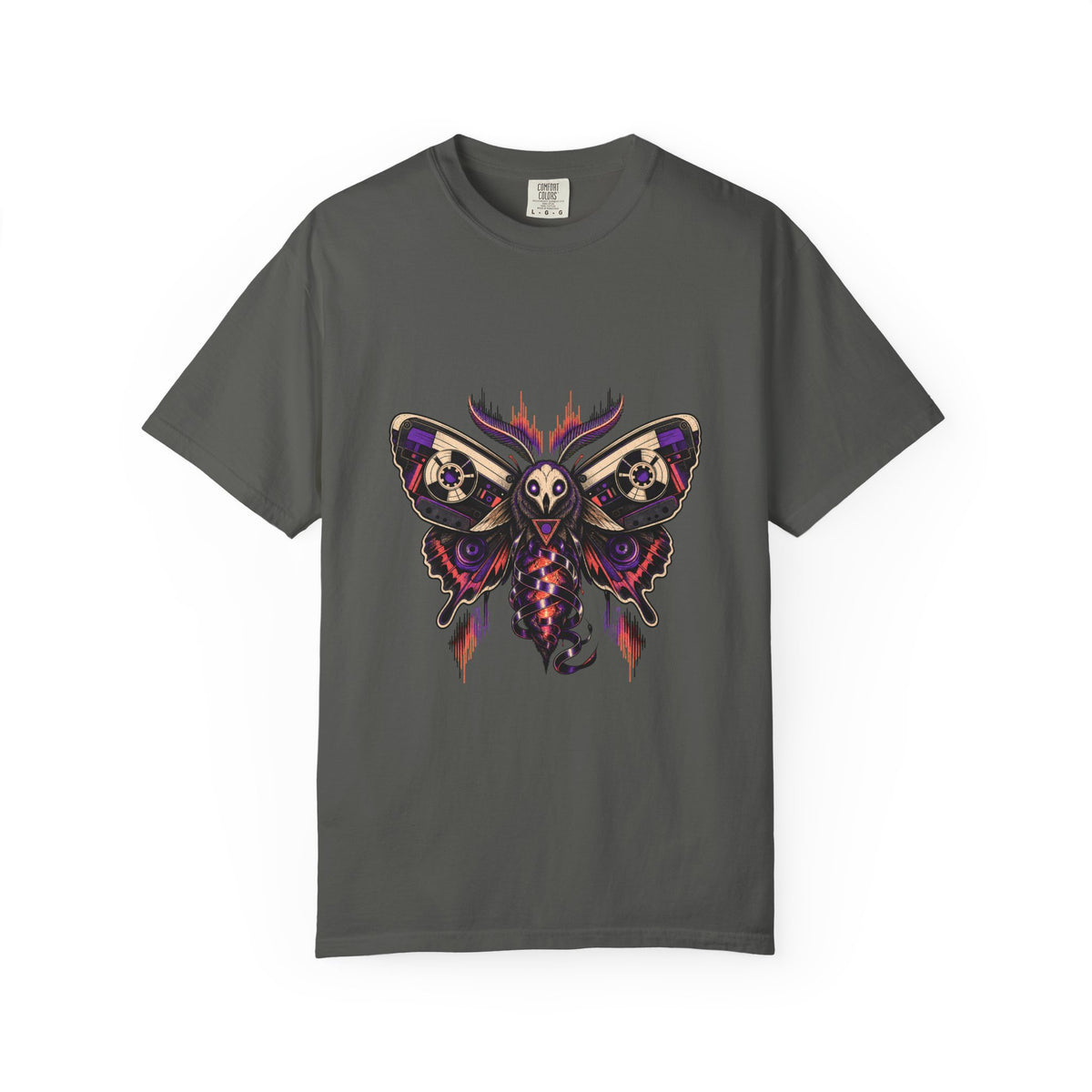 Cassette Moth Analog T-Shirt Graphic