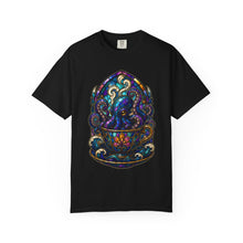 Stained Glass Teacup Kraken T-Shirt Graphic