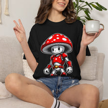 Cute Mushroom Mascot T-Shirt Graphic