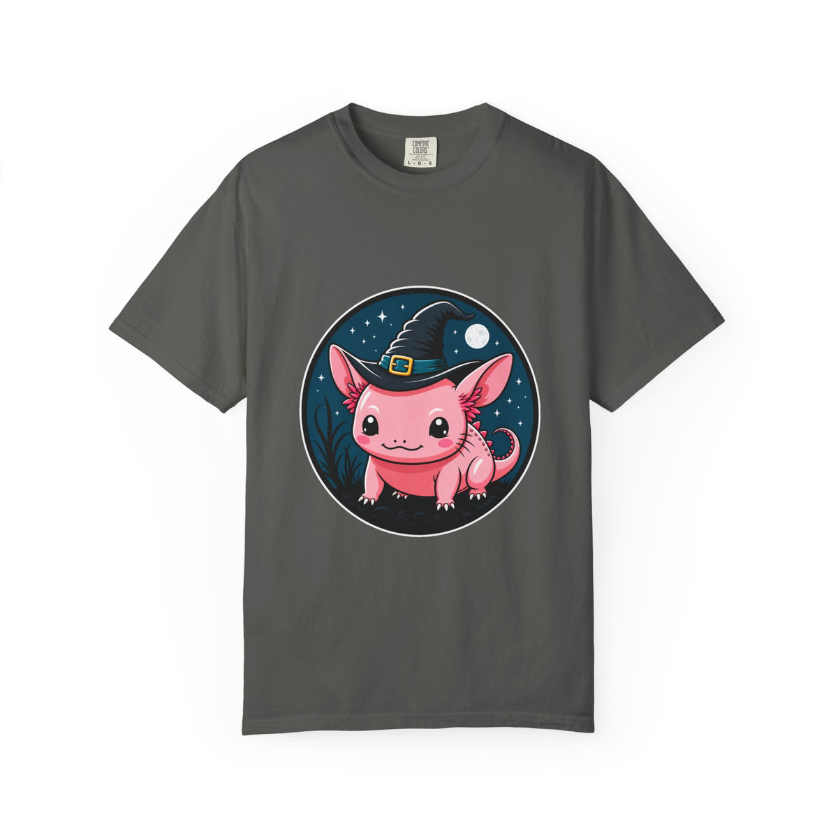 Witch Axolotl Badge T-Shirt Graphic