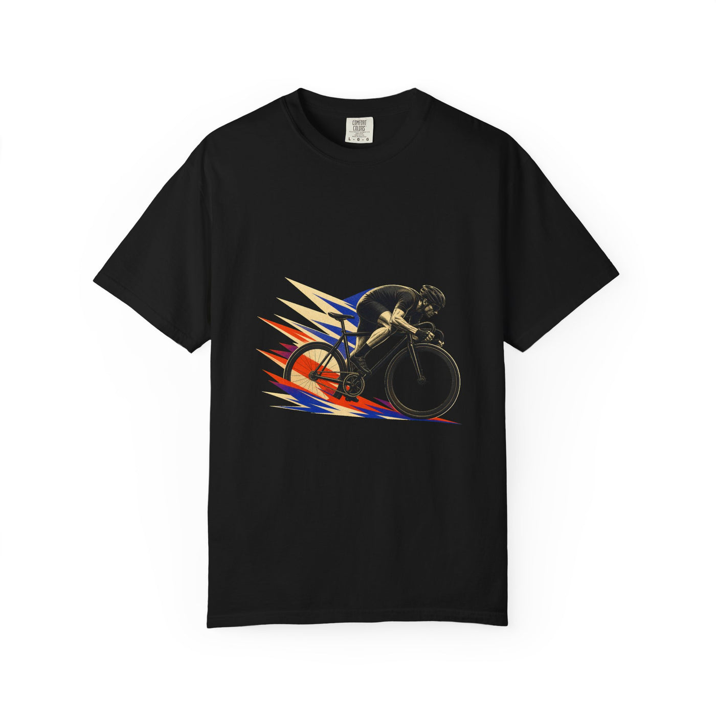 Fixed Gear Night Sprint Risograph Graphic Tee