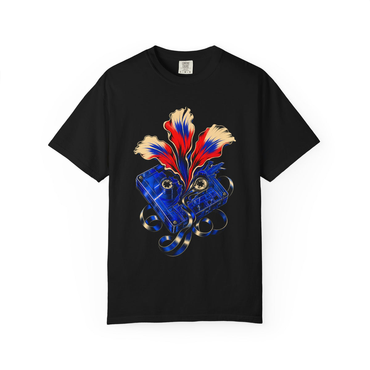 Cobalt Cassette Bloom Graphic Tee
