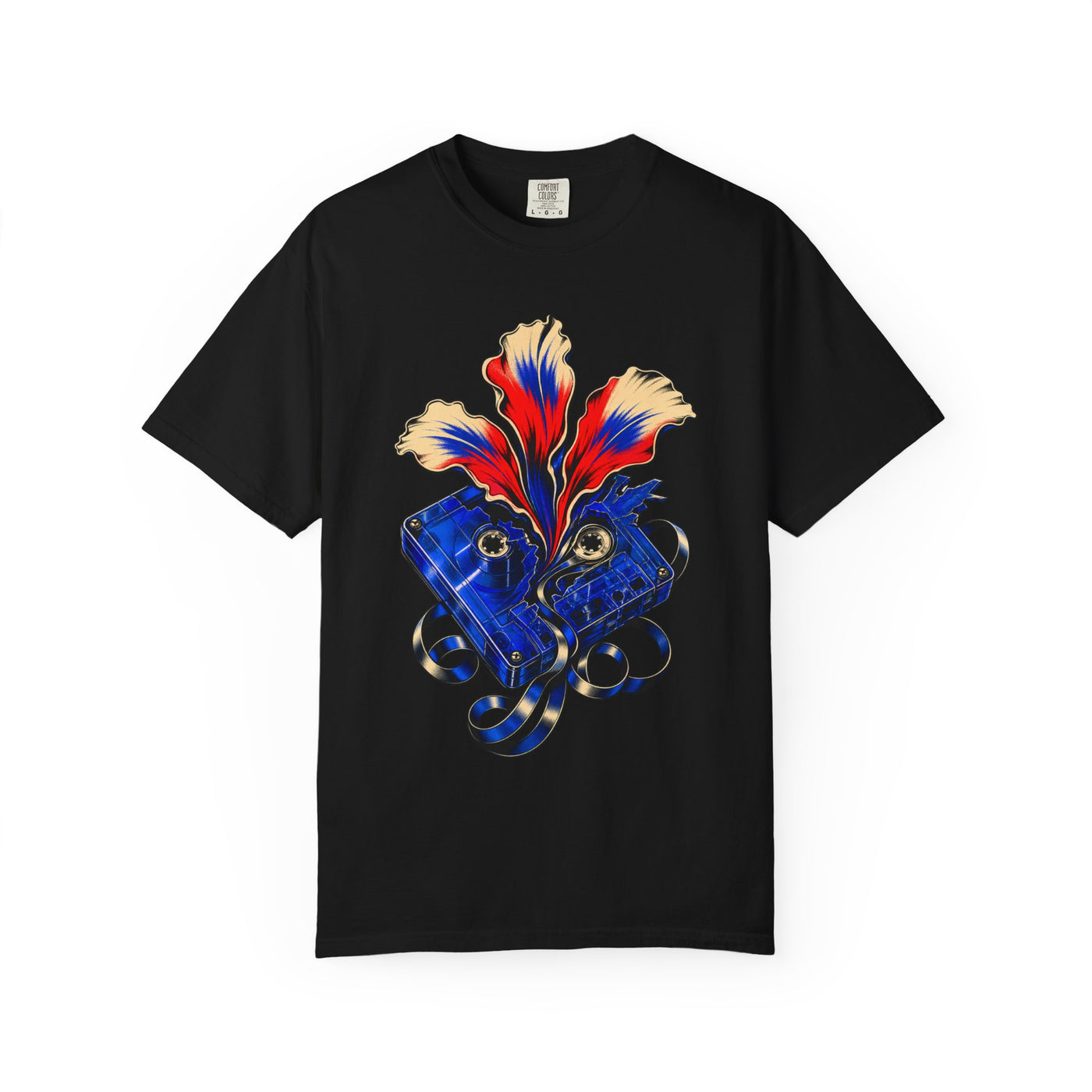 Cobalt Cassette Bloom Graphic Tee