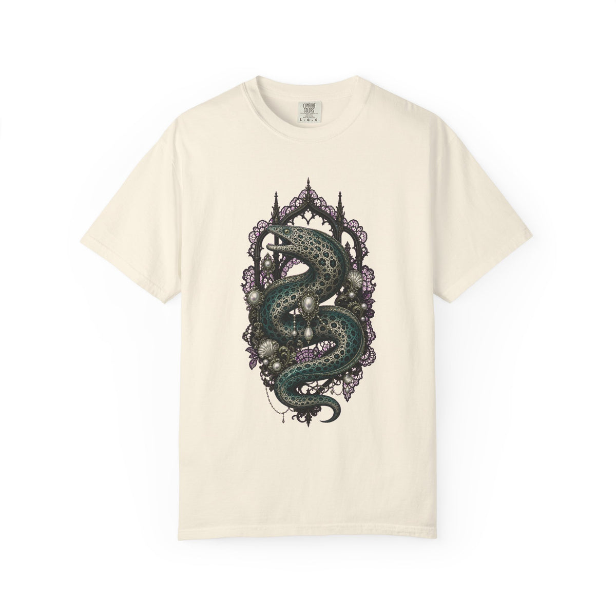 Gothic Lace Moray Eel Graphic Tee