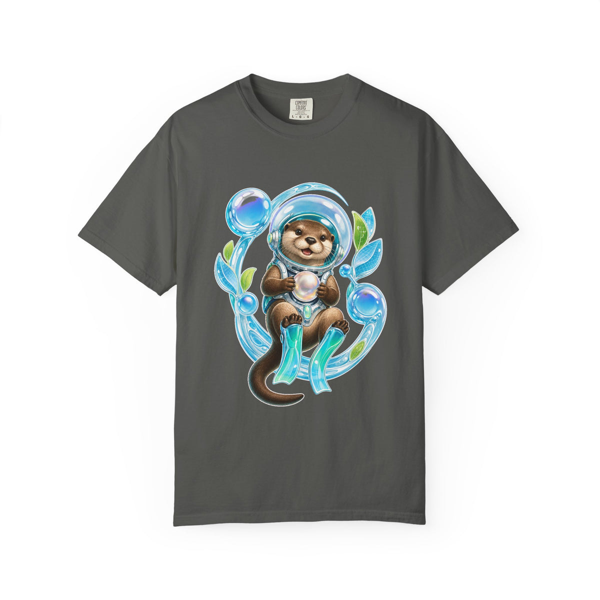 Frutiger Aero Otter Bubble Pilot Graphic Tee
