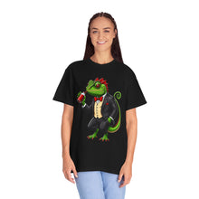 Tuxedo Chameleon Cartoon T-Shirt Graphic