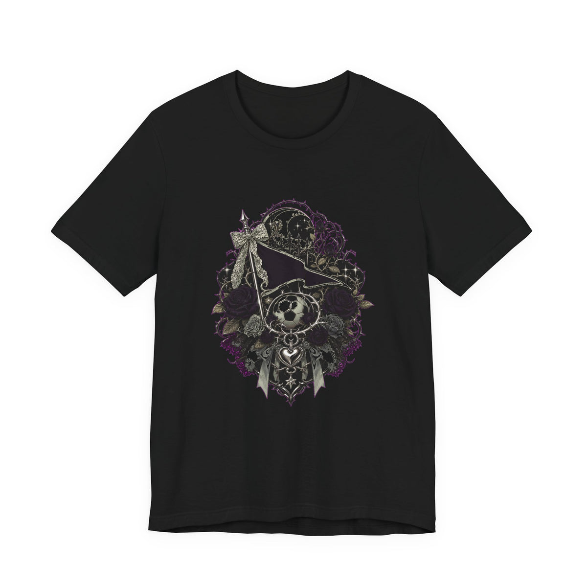 Gothic Cottage Sports Crest T-Shirt Graphic