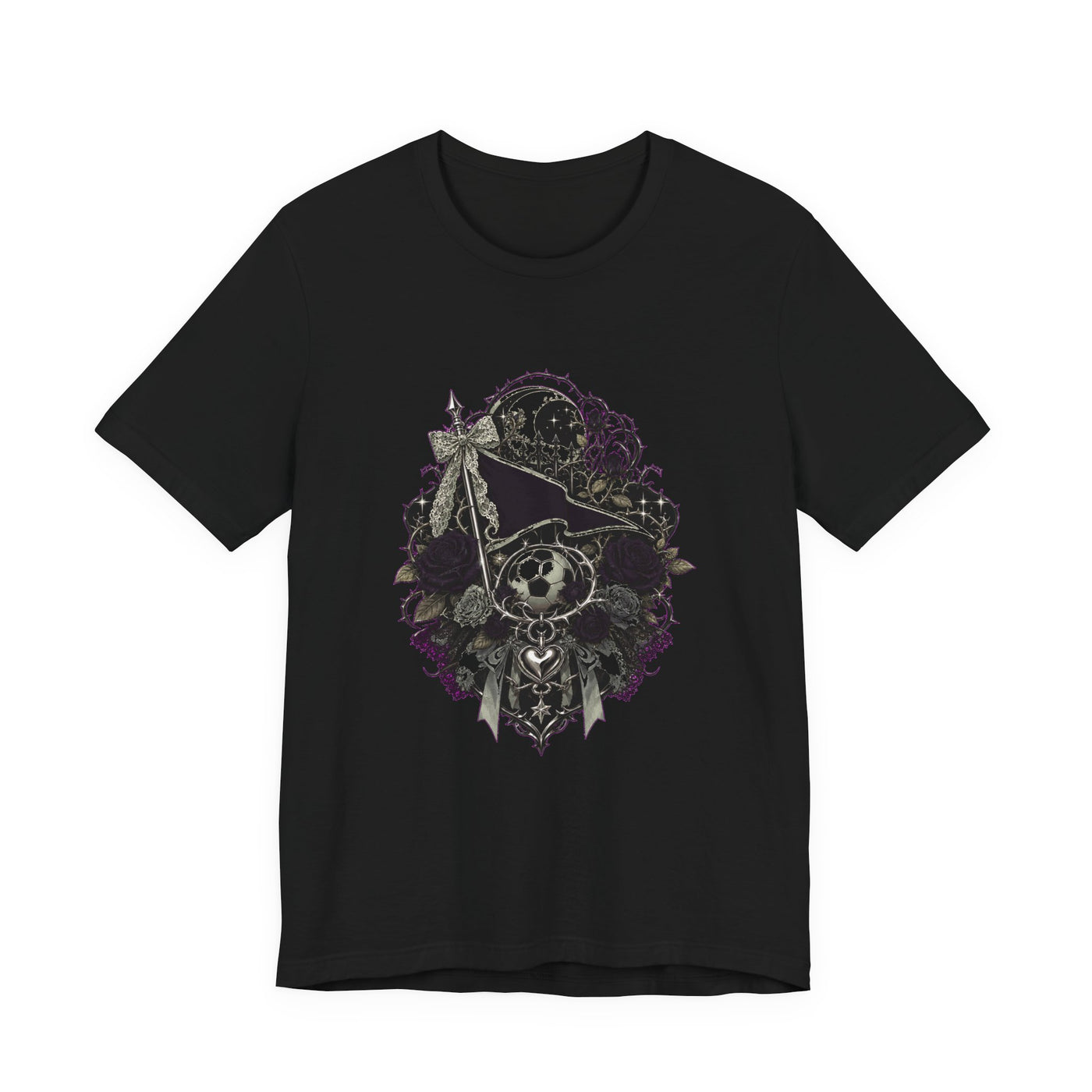 Gothic Cottage Sports Crest T-Shirt Graphic