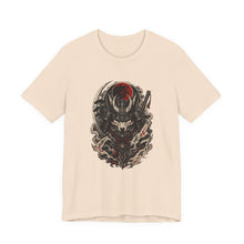 Wolf Samurai Mask Emblem T-Shirt Graphic