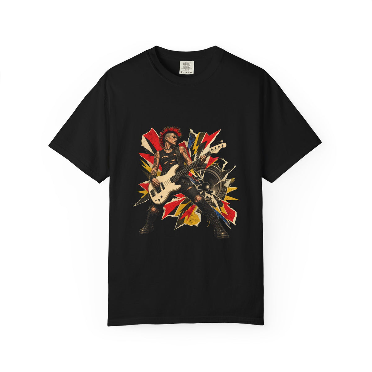 Basement Voltage Punk Bassist Graphic Tee