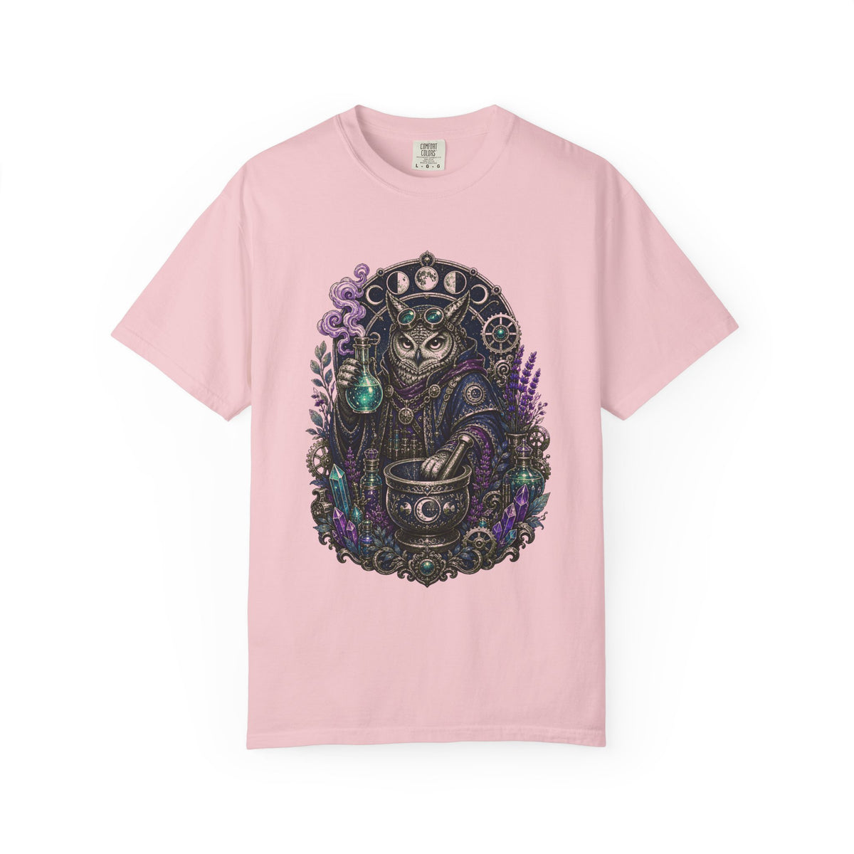 Nocturne Owl Apothecary T-Shirt Graphic