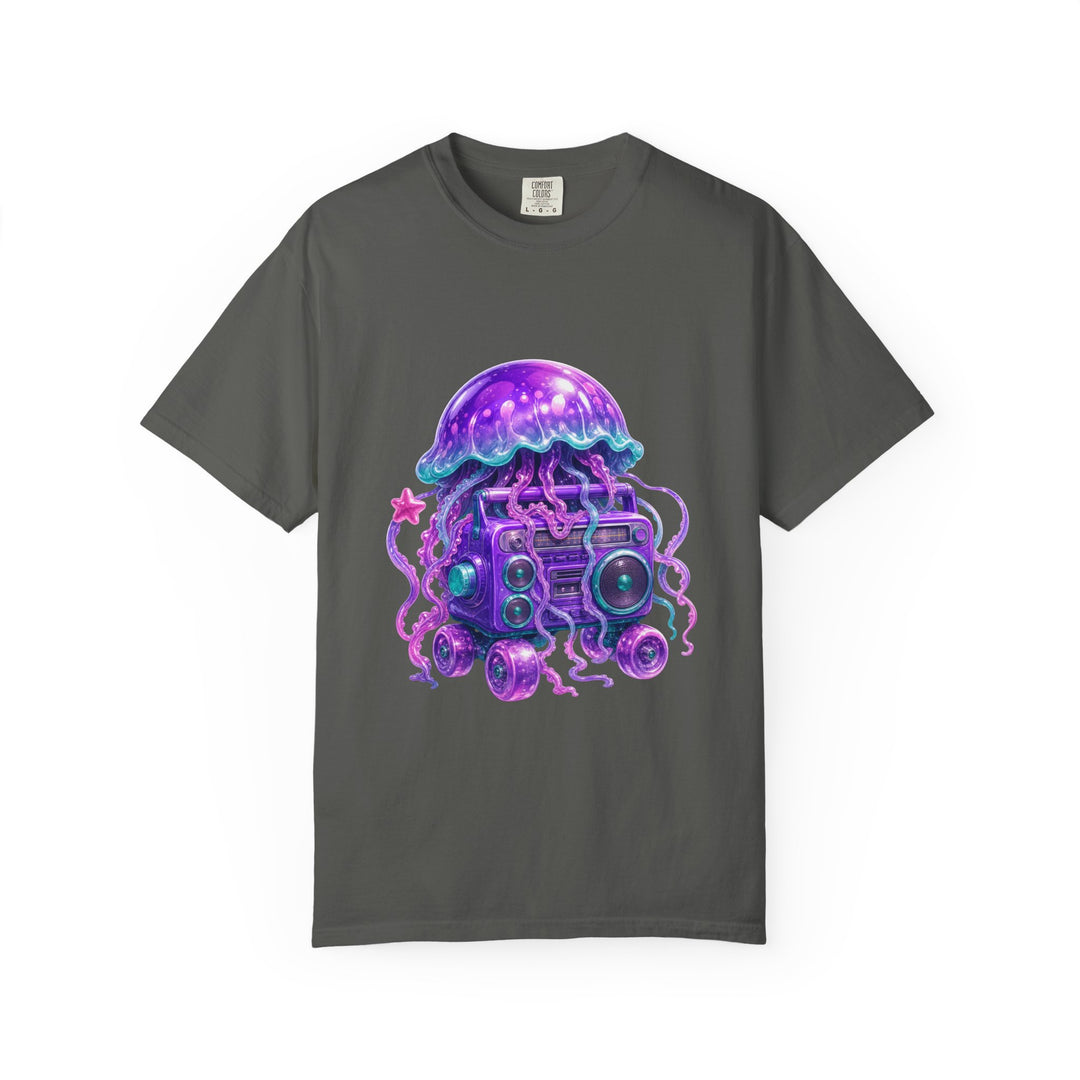 Gummy Purple Roller Radio Jellyfish T-Shirt Graphic