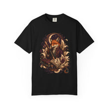 Poetcore Fox Librarian Gothic T-Shirt Graphic