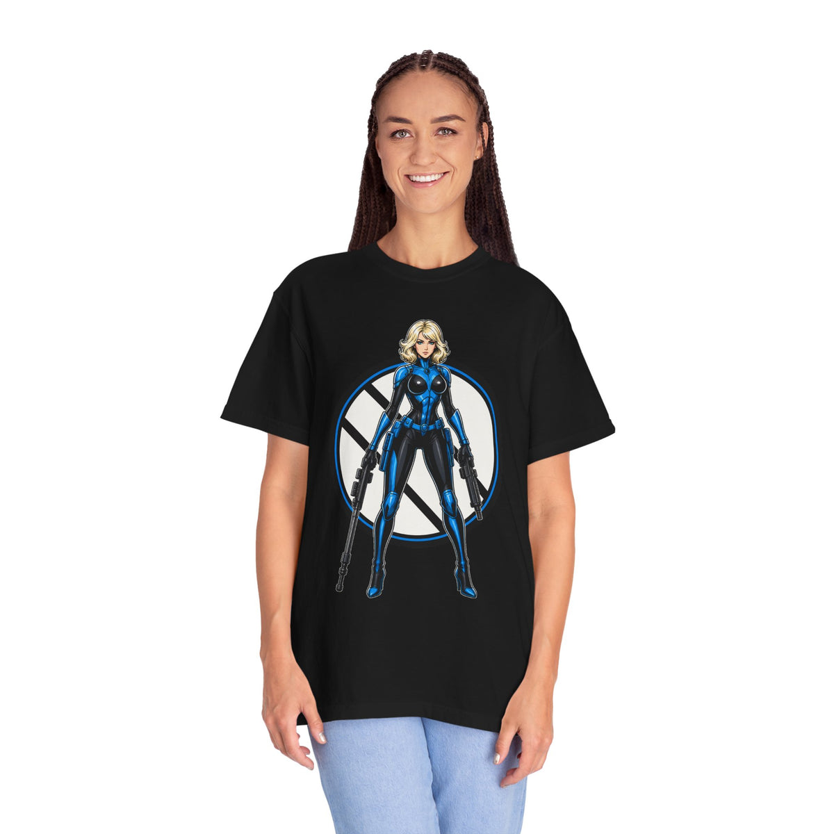 Sci-Fi Agent Crest T-Shirt Graphic