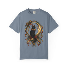Vintage Circus Moon Cat T-Shirt Graphic