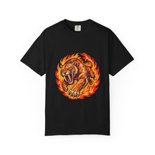 Wildfire Saber-Tooth Linocut Graphic Tee