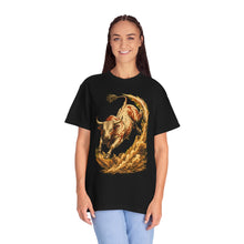 Duststorm Rodeo Bull Woodcut Graphic Tee
