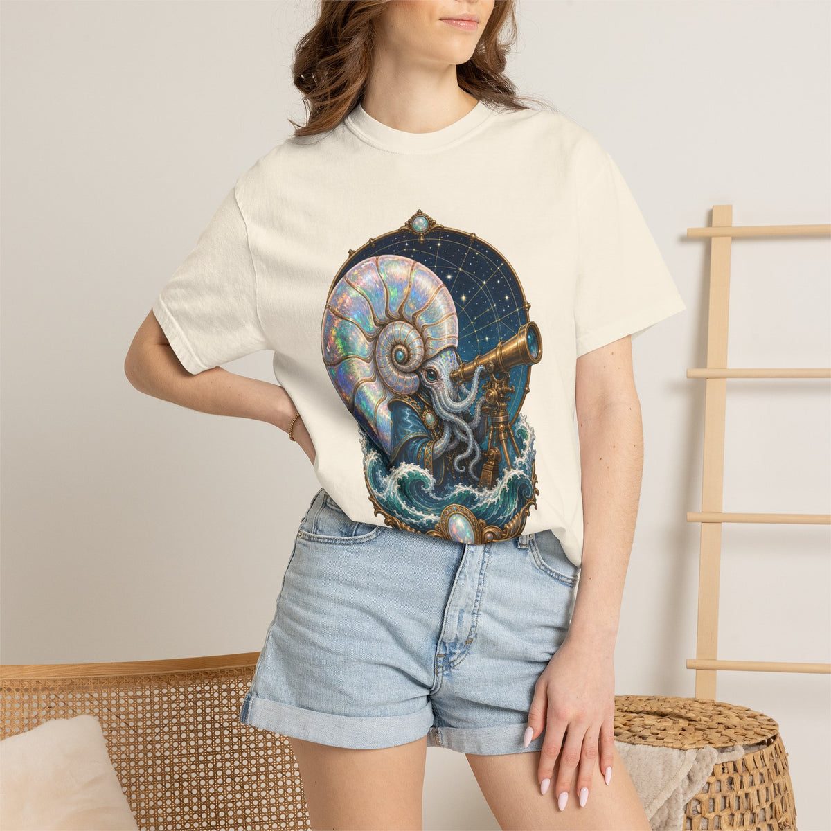 Opal Nautilus Astronomer Graphic Tee