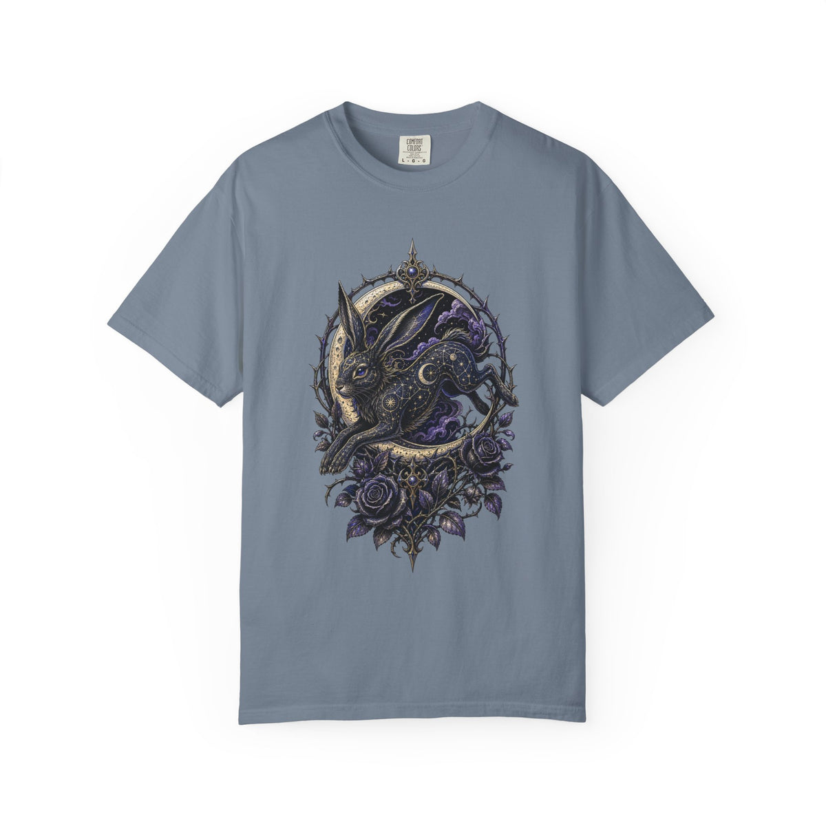 Gothic Moon Hare Graphic Tee