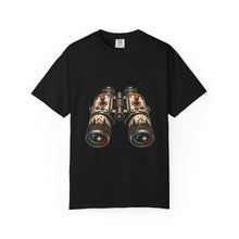 Blackwork Arcade Binoculars T-Shirt Graphic