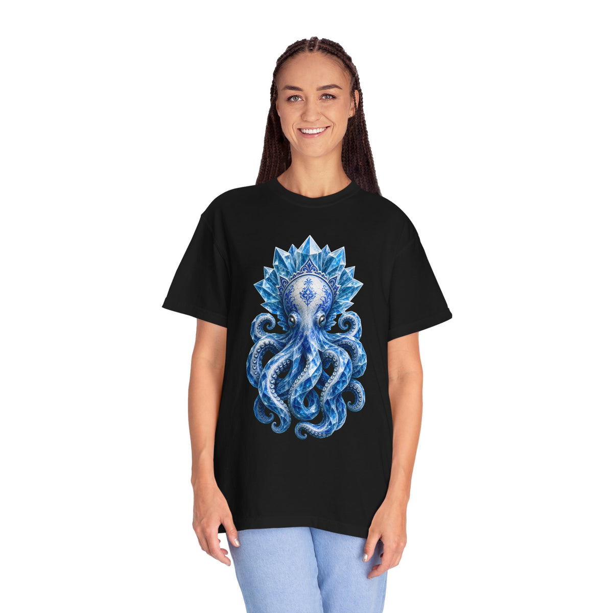 Frozen Glass Octopus Subzero Porcelain Graphic Tee